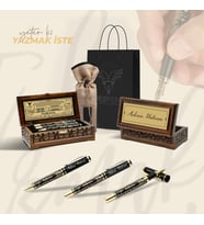 FLYPEN Ankara Hediyelik Kalem Seti (Tükenmez, Roller ve Dolma Kalem)