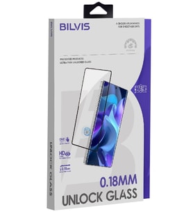 Newface Samsung Galaxy S26 Ultra Bilvis 0.18mm Unlock Glass Cam Ekran Koruyucu- Siyah