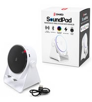 SOUNDPAD 5IN1 - 5W - 2000mAh TEMAS İLE SES YÜKSELTME - TELEFON STAND - USB-C ŞARJ BEYAZ İNDİKSİYON SES YÜKSELTİCİ BLUETOOTH HOPARLÖR SPEAKER EKD-S11 (5343)