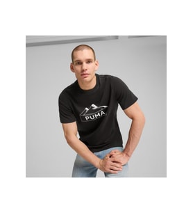 Puma OPEN ROAD Graphic Tee Erkek Tişört Siyah S-XXL