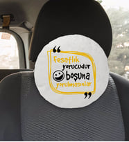 BK Gift Esprili Yuvarlak Araç Koltuk Yastığı-2