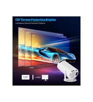 Hy300Pro Taşınabilir Ultra HD Projektör, Android 12, 200" ekran, Wi-Fi destekli