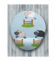 Sheeps Oval Bilek Destekli Mouse Pad