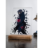 Naruto Shippuden Ev Itachi Uchiha Severlere Masa Dekoratif Ahşap Obje