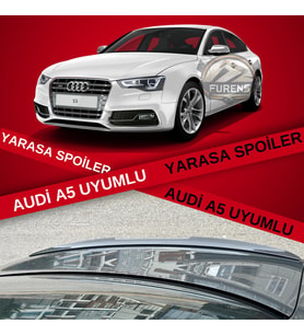 Audi A5 Sportback Bagaj Üstü Black Piano Yarasa Spoiler Bagaj Çıtası