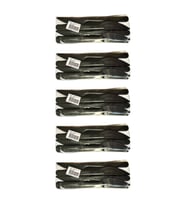 Siyah Plastik Bıçak - Parti Davet Piknik Yemek Bıçağı - 18 Cm. - 100'lü 5 Paket