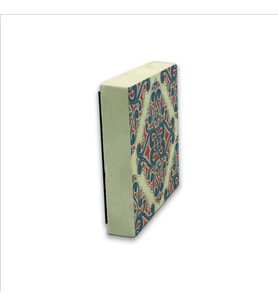 Çini Desen Baskılı Doğaltaş  Magnet(KD-026)Buzdolabı Süsü