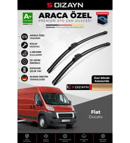 S-Dizayn Fiat Ducato Ön Cam Silecek Seti 2006 Üzeri Premium Araca Özel 65-55 Cm A+ Kalite