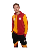 Galatasaray Orijinal Metin Oktay Kapüşonlu Sweat  (Sarı-Kırmızı)