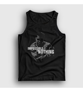 Presmono Unisex Siyah Impossible Muhammed Ali Atlet 231152tt