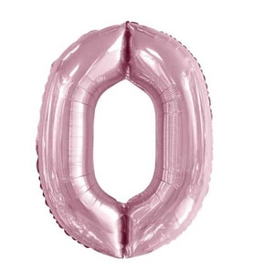 Bebek Pembe 0 Rakam Folyo Balon 100 cm