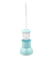 Omnisoft FLR F042 Plastik Lüks Klozet Wc Fırçası Turkuaz
