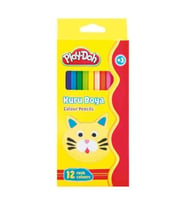 Play-doh ORİJİNAL 12 Renk Kuru Boya Tam Boy (A.GRI-BEYAZ-A.GRI)