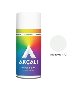 Akçalı Mat Beyaz Sprey Boya 400 ml