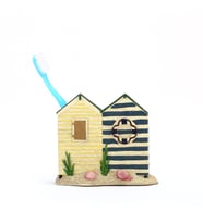 Diş Fırçalık Balıkcı Evi Poliresin13X3X11Cm