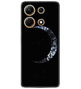 Infınix Note 30 Kılıf Silikon Desen Özel Seri Yalnız Ay 1744
