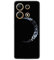 Infınix Note 30 Kılıf Silikon Desen Özel Seri Yalnız Ay 1744
