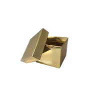 Komple Karton Kutu Düz Renk 8x8x6.5 CM (25 Adet)  Gold