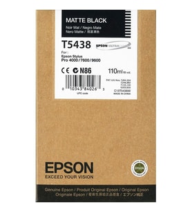 Epson T5438 C13T543800 Mat Siyah Kartuş