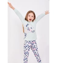 Roly Poly 2960 Leopard Kız Çocuk Uzun Kol Pijama Takım