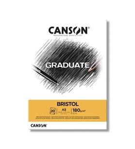 Canson Graduate Bristol Blok 180 gr. A5 20 yp. 