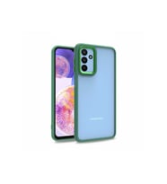 Samsung Galaxy M23 Uyumlu Kılıf Zore Flora Kapak (Açık Yeşil)