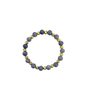 MK TASARIM GERÇEK MOR KUVARS TAŞI BİLEKLİK MK.031.007 (Çok Renkli)
