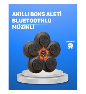 Mey İthalat® Müzikli Boks Duvar Paneli Akıllı Işık Sistemli Refleks ve Kondisyon Aleti