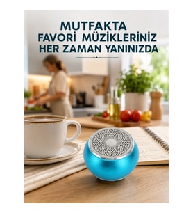 Mey İthalat® Kablosuz Bluetooth Hoparlör 2-3 Saat Kesintisiz Müzik Keyfi Yeni Nesil