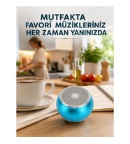 Mey İthalat® Kablosuz Bluetooth Hoparlör 2-3 Saat Kesintisiz Müzik Keyfi Yeni Nesil