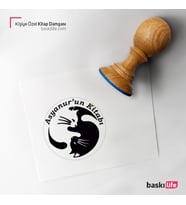 Kişiye Özel Kitap Damgası Kitap Mührü Kaşe Kitap Mühür Özel Damga 220