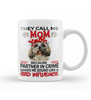 Shih Tzu Gift Shih Tzu Mom Gift Bandana Kupa Bardak Porselen