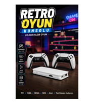 M15 Retro Oyun Konsolu 20.000 Yüklü Klasik Oyun Destekli Emülatör Cihazı