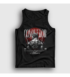 Presmono Unisex Siyah Conqueror Athens Gym Fitness Spor Atlet 446883tt