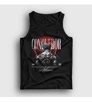 Presmono Unisex Siyah Conqueror Athens Gym Fitness Spor Atlet 446883tt
