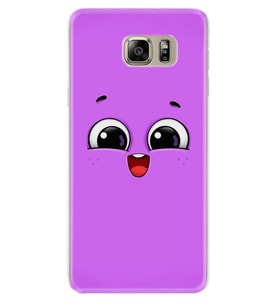 Samsung S7 Edge S20 Fe Plus Ultra S21 S22 Kılıf Desenli Silikon Purple Sweety 1717