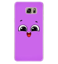 Samsung S7 Edge S20 Fe Plus Ultra S21 S22 Kılıf Desenli Silikon Purple Sweety 1717