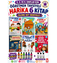 TİMAŞ 2,3. VE 4.SINIFLAR İÇİN ÖĞRETMEN TAVSİYELİ HARİKA 6 KİTAP -2 (SLİME SET HEDİYELİ)