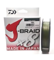 Daiwa J-Braid X8 Dark Green Olta Misinası 150Mt Dark Green-0,18 MM