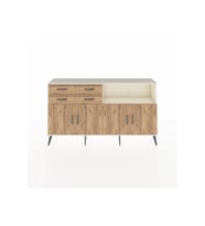 Arges Konsol 4 Raflı 4 Çekmeceli 4 Kapaklı 176x30x99 Aytaşı-Çam