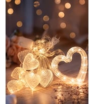 LED Kalp Neon Lamba Dekoratif Romantik Gece ve Ortam Işığı