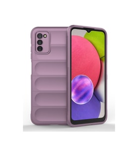 Galaxy A03S Kılıf Optimum Silikon - Mor