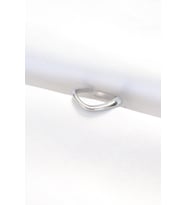 Yassı Silver Renk Ayarlanabilir Yüzük 5886