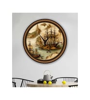 Retro Duvar Saati 35 CM x 35CM (Karışık)
