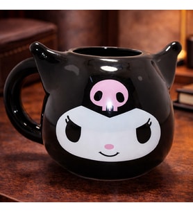 Kuromi Tasarımlı Porselen Kupa Bardak 6x10 cm – Sevimli Karakter Baskılı Kahve & Çay Kupası (Karışık)