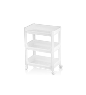 Rafty Geniş 3 Katlı Tekerlekli Sepet Organizer Düzenleyici Raf Ünitesi 352X220X480MM