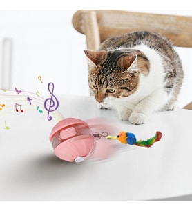 Şarjlı Hareketli Kedi Topu Oyuncak