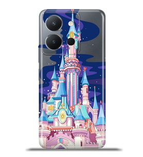 Vivo Y36 Kapak HD Renkli Dizayn Silikon Kılıf - Disneyland