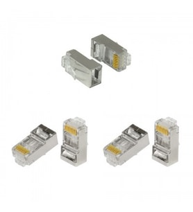 FRISBY FNW-RJ4522N CAT6 RJ45 METAL FTP KONEKTÖR (100lü)