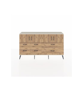 Arges Konsol 4 Raflı 6 Çekmeceli 4 Kapaklı 176x30x99 Aytaşı-Çam